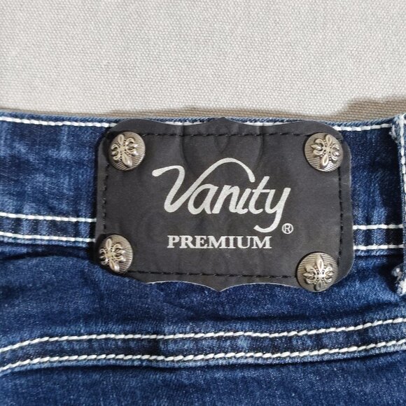 Vanity Premium Collection Capri Jeans women's size 28 (W32) ink blue colour - Picture 5 of 13